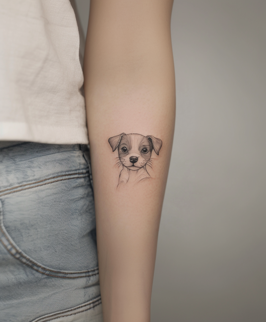 Jack Russell Terrier tattoo
