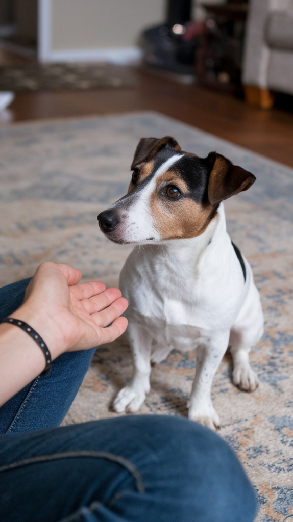 Jack Russells are known for their intense eye contact